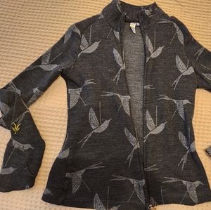 IBEX full zip shirt or light sweater jacket.